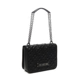 Borsa a spalla trapuntata con logo JC4000PP1LLA0 000 LOVE MOSCHINO 