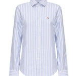 Camicia a righe Oxford con logo 211891377 004 POLO RALPH LAUREN 