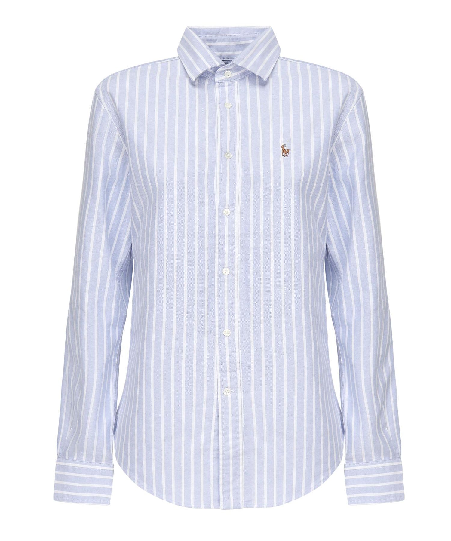 Camicia a righe Oxford con logo 211891377 004 POLO RALPH LAUREN 