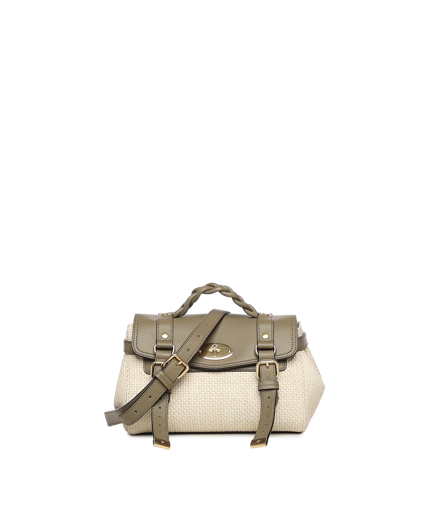 Mini bag Alexa in rafia e pelle RL8813 000Z050 MULBERRY 