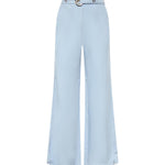 Pantaloni in misto lino con cintura 106548 A34GG45 PINKO 
