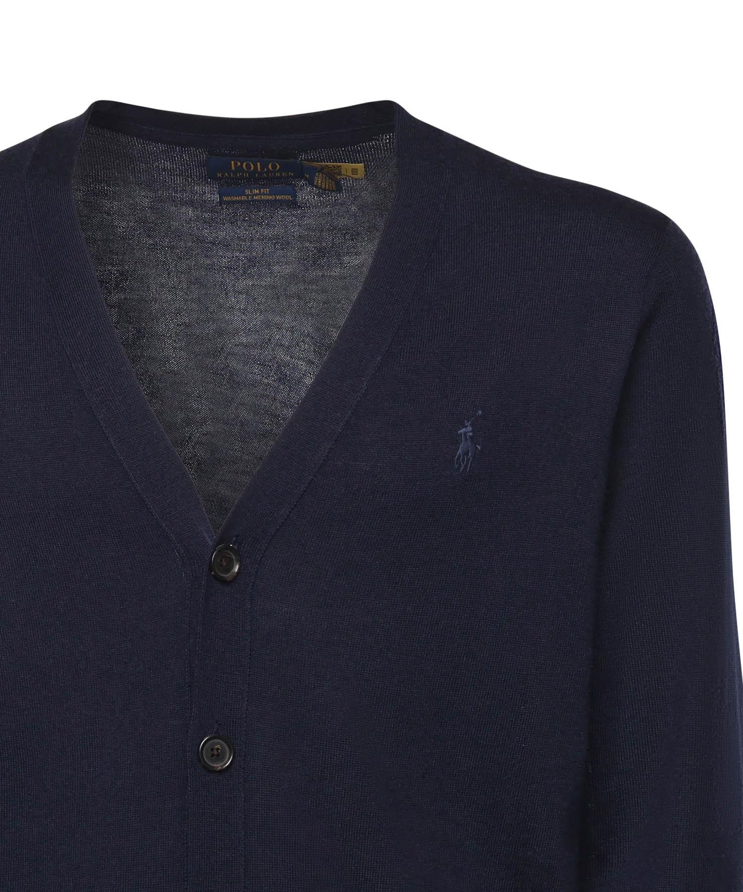 Cardigan con logo <BR/> 710946144 001 POLO RALPH LAUREN 