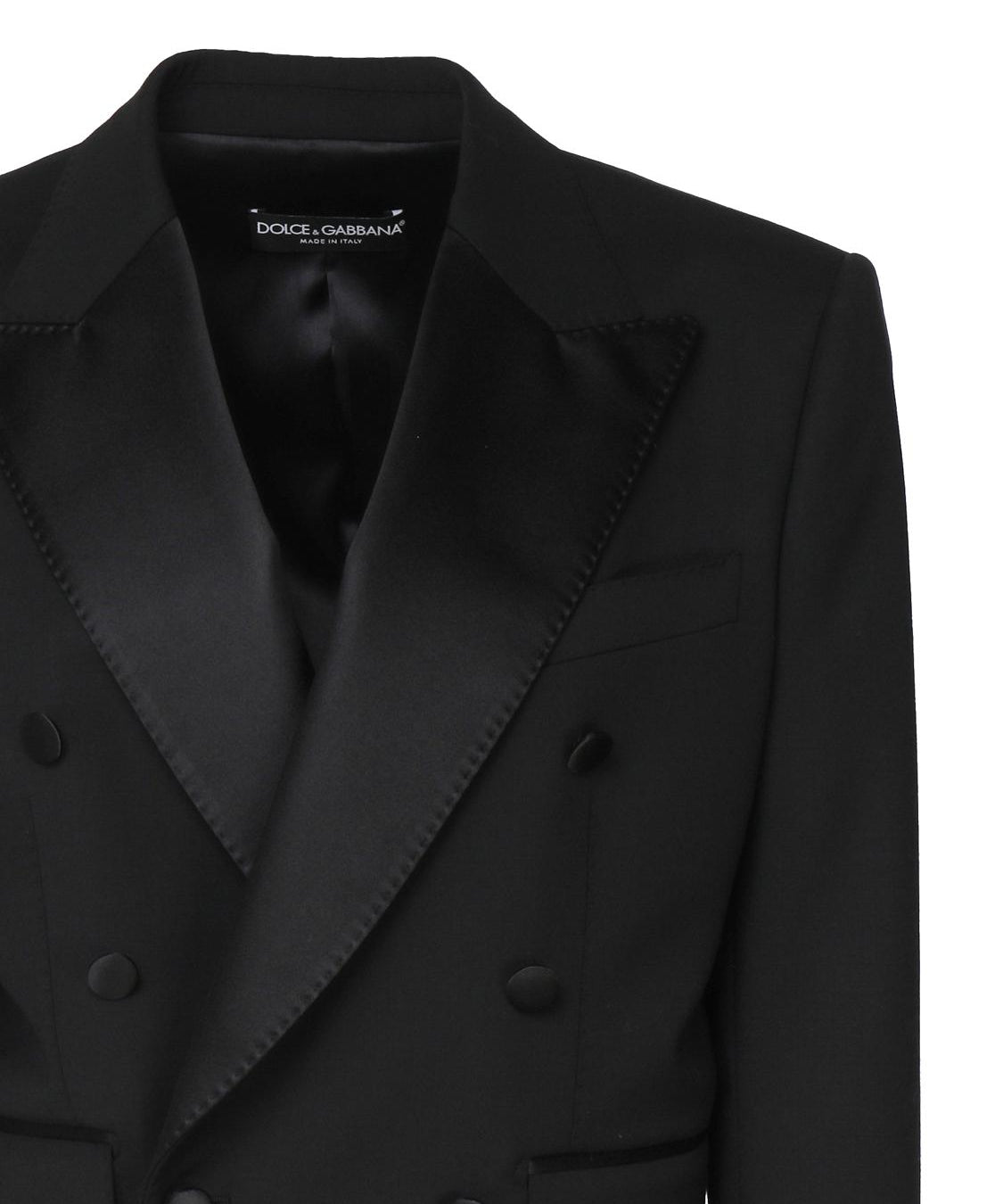 Giacca corta doppiopetto tuxedo F29MCT FUBE7N0000 DOLCE & GABBANA 