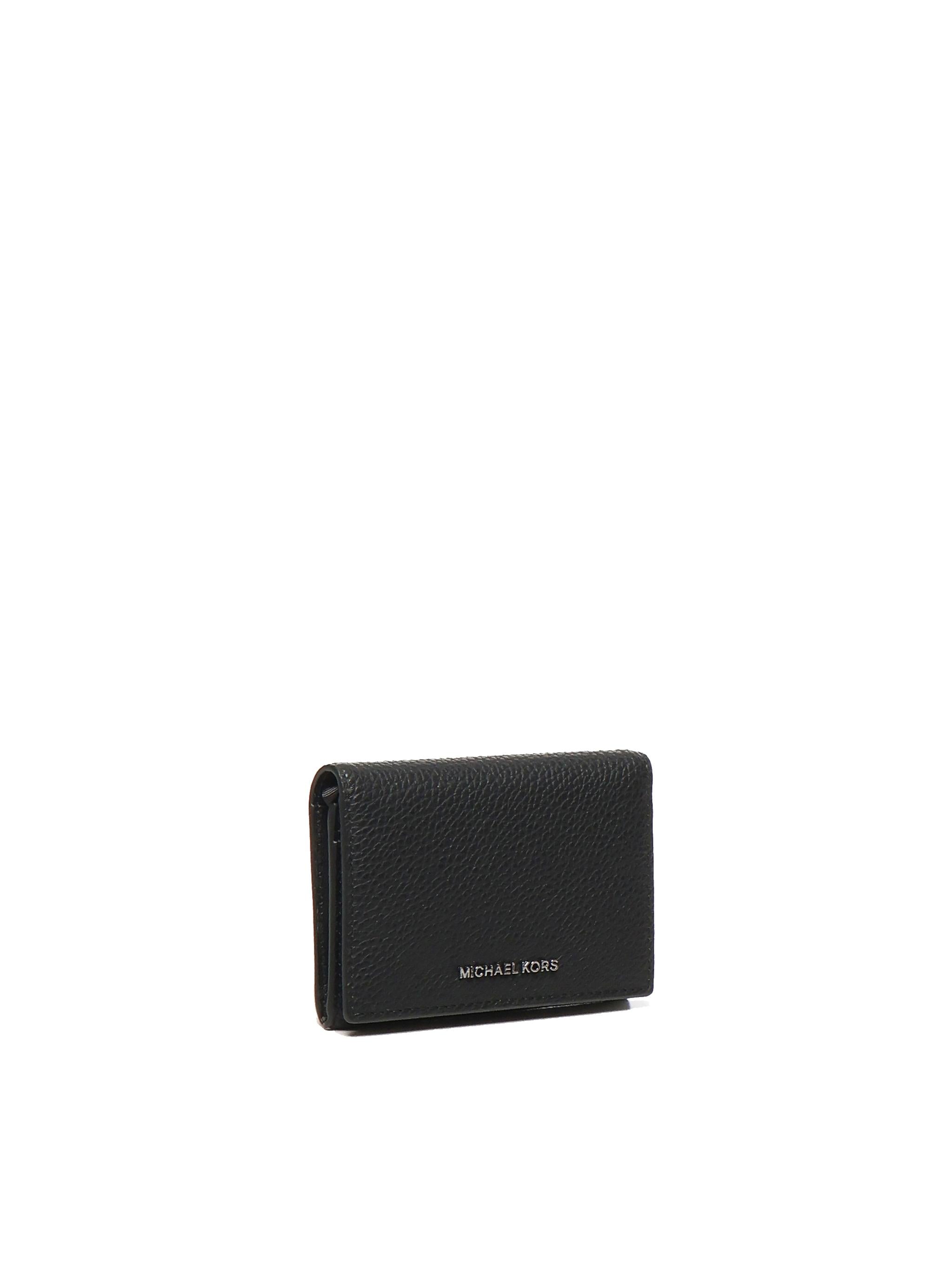Porta carte Hudson con logo 39S5LHDD6L 001 MICHAEL MICHAEL KORS 