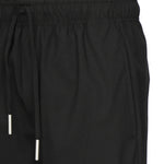 Shorts in misto lino e cotone BYRD -NERO GIULIANO GALIANO 