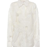 Camicia in tulle ricamato 79AAL644 JR008003 GENNY 