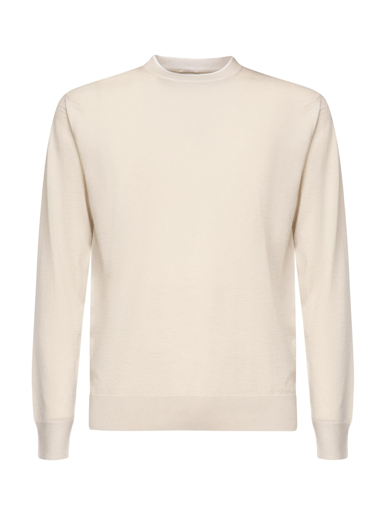 Maglia girocollo in lana e seta L76MAGL36MAG0L018 02-01 ELEVENTY 