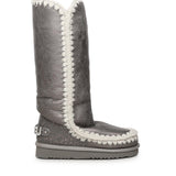 Stivali Eskimo 40 rhinestones logo MUFW101052B SSIL MOU 