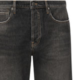 Jeans crop con applicazione posteriore logo GMP01186 P00099490100 GOLDEN GOOSE 