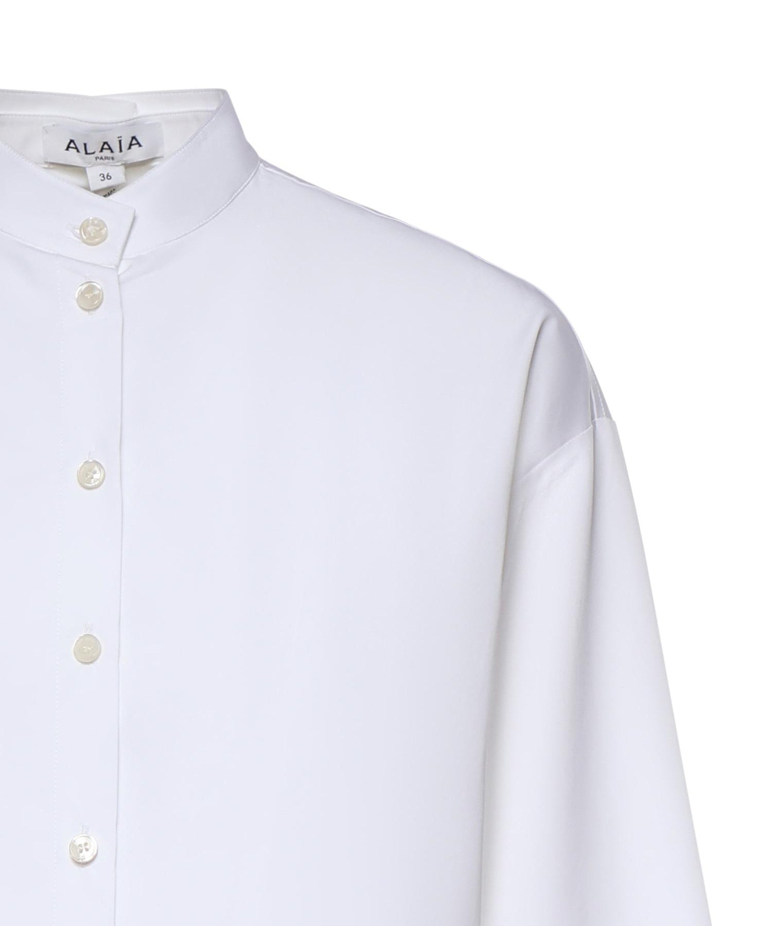 Camicia in popeline di cotone AA9C1010T611C 000 ALAIA 