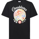 T-shirt con stampa MPF25JTS001 05 CASABLANCA 