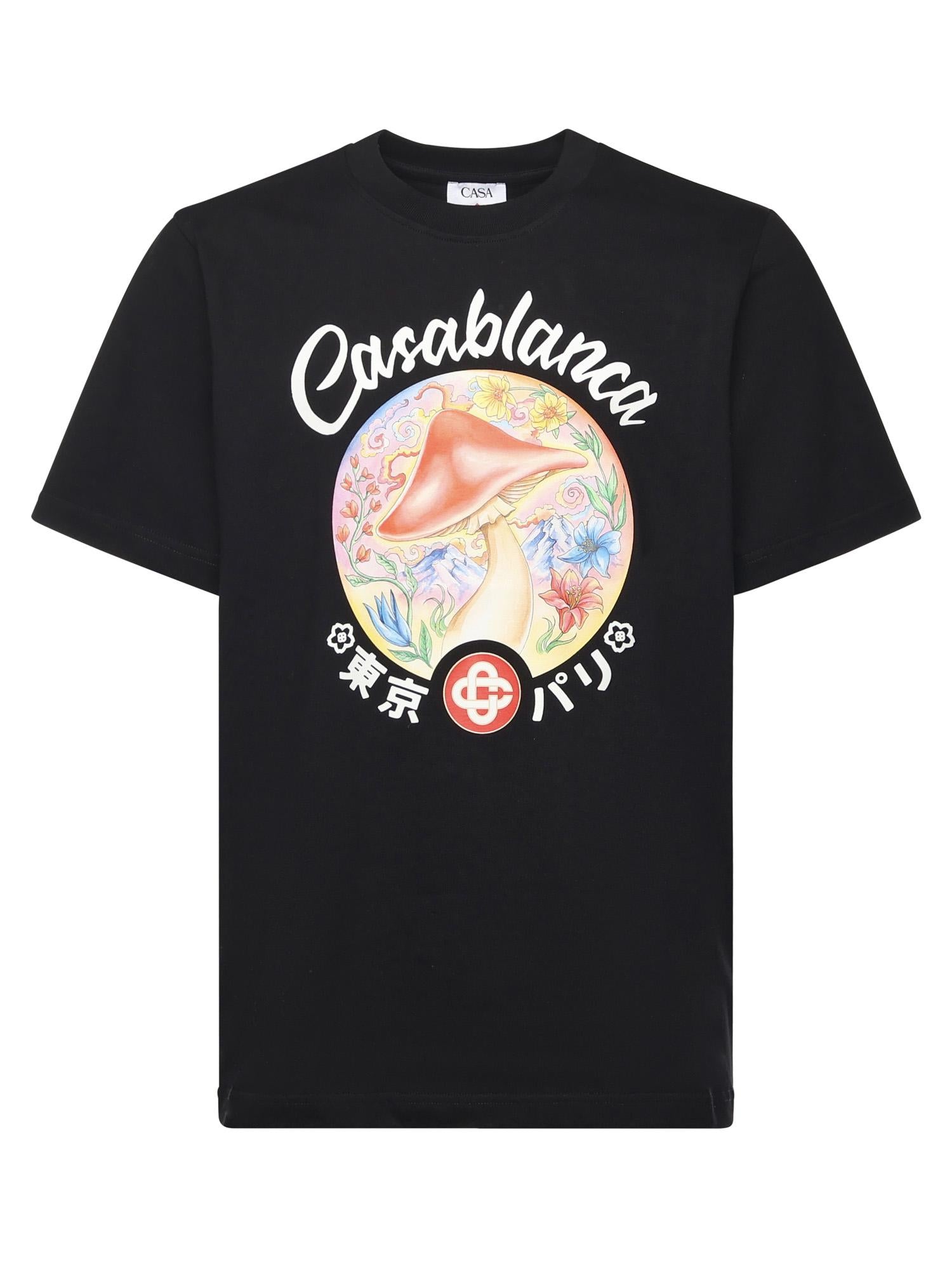 T-shirt con stampa MPF25JTS001 05 CASABLANCA 
