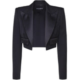 Spencer tuxedo in gabardina di lana F296YT FU21EN0000 DOLCE & GABBANA 