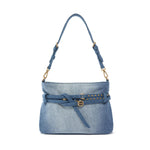 Borsa a spalla Belt Bag Mini in denim 106177 A31GPJDQ PINKO 