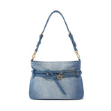 Borsa a spalla Belt Bag Mini in denim 106177 A31GPJDQ PINKO 