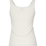 Top a canotta in maglia metallizzata con bottoni 104649 A2CQI17 PINKO 