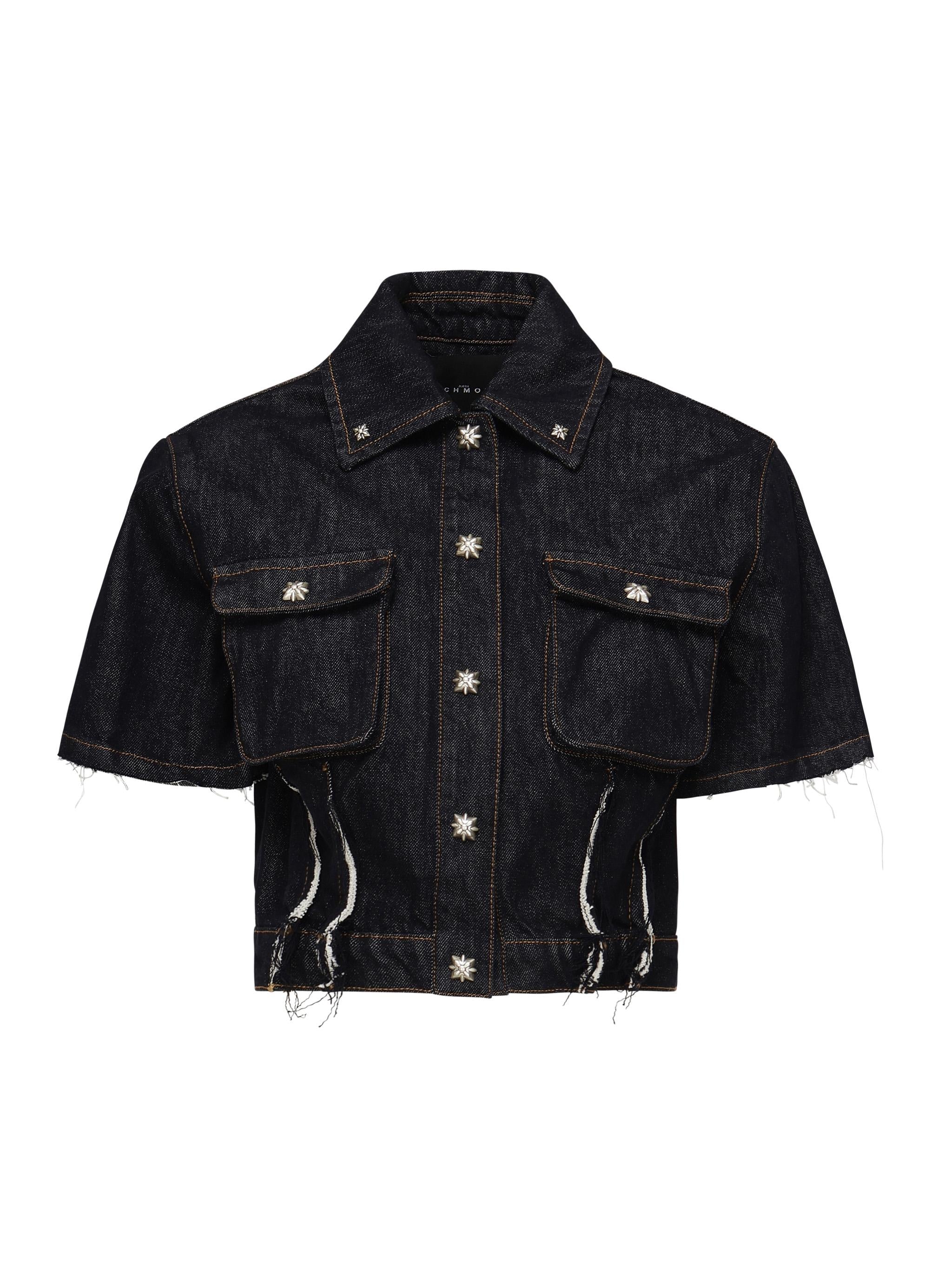Camicia corta in denim<BR/> RWP25267CA  JOHN RICHMOND 