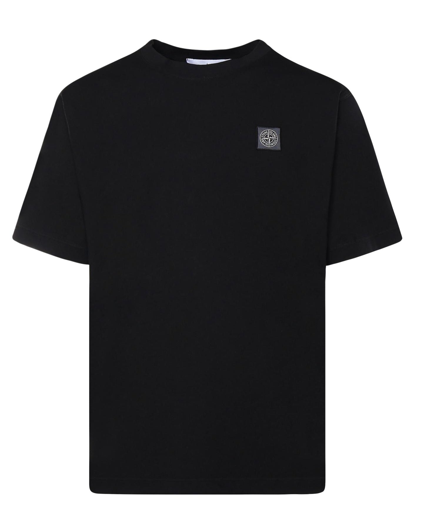 T-shirt con patch Compass in jersey di cotone L1S152100030 S0115V0029 STONE ISLAND 