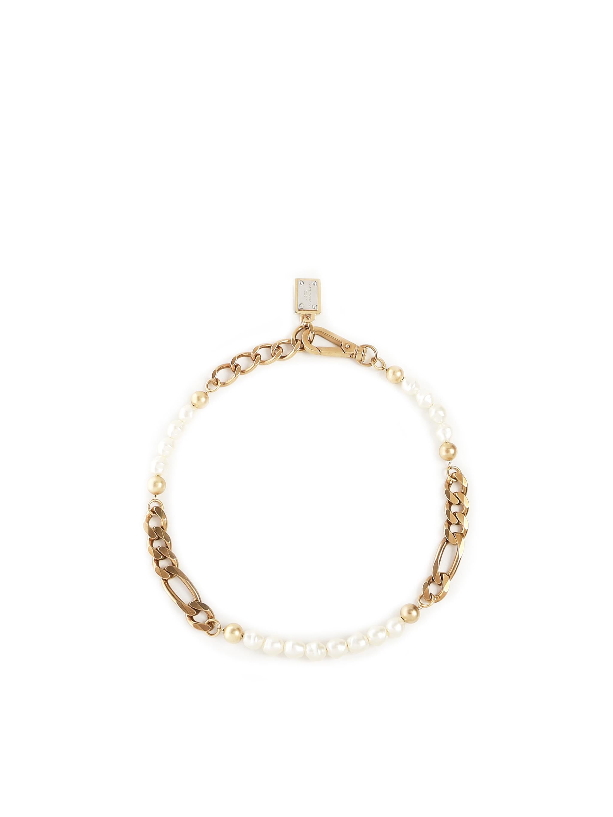 Collana a maglie con perle WNO6C4 W1111ZOO00 DOLCE & GABBANA 