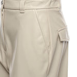 Pantaloni balloon effetto pelle soft touch 105371 A2P4C03 PINKO 