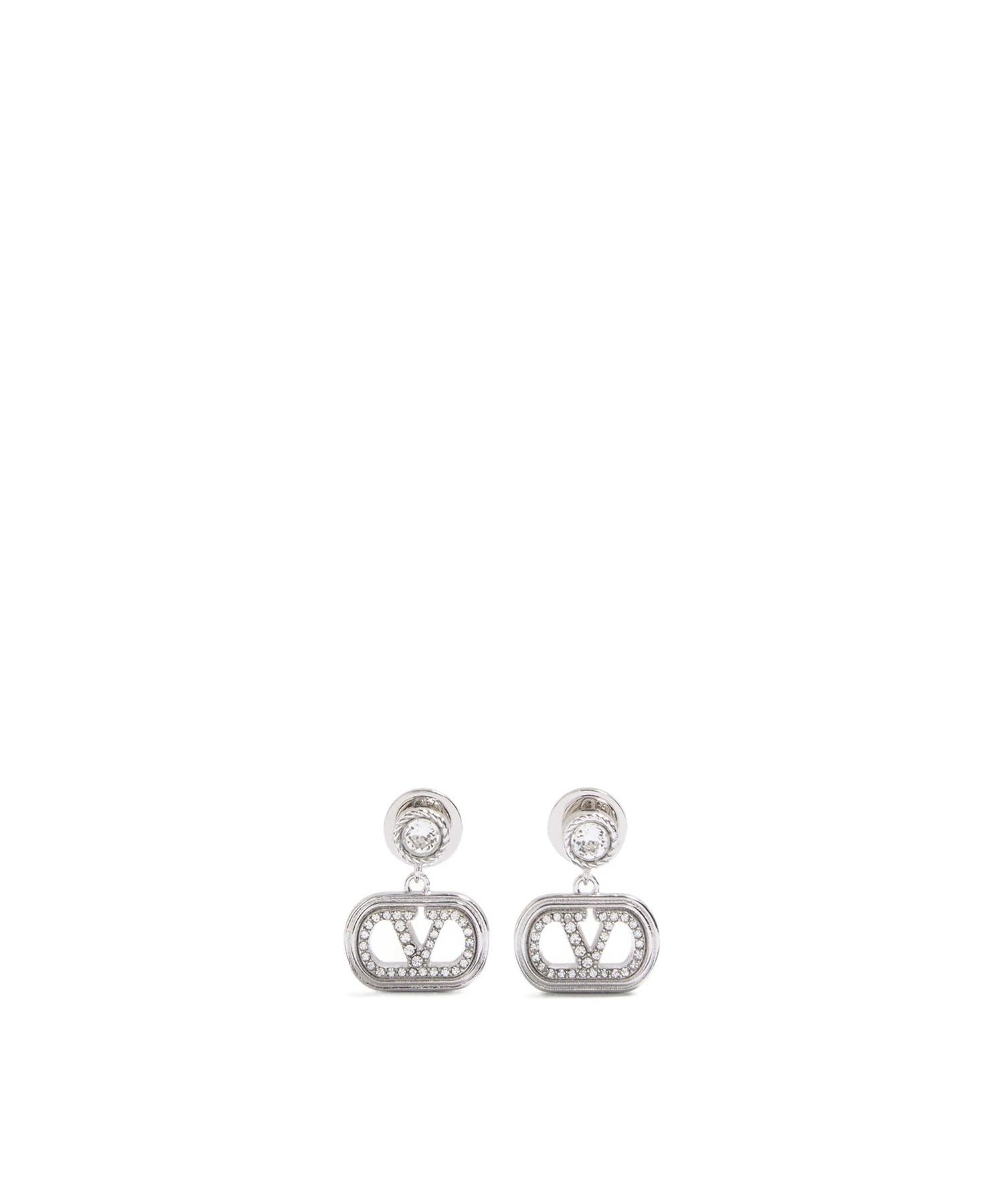 Orecchini Ovalette in metallo e cristalli Swarovski® 7W2J0AR5 QEUDFH VALENTINO GARAVANI 