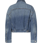 Giubbino jeans con taschini 104644 A2E1PJF PINKO 