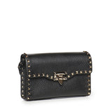 Borsa piccola a tracolla Rockstud in vitello granato 8W2B0181 VSF0NO VALENTINO GARAVANI 