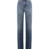 Jeans Amber in denim<BR/> DP619 DSE370DLI7800 DONDUP 