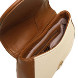 Borsa a spalla Artemisia 73BS8C202C ARTEMISIANATURALE/CUOIO V° 73 