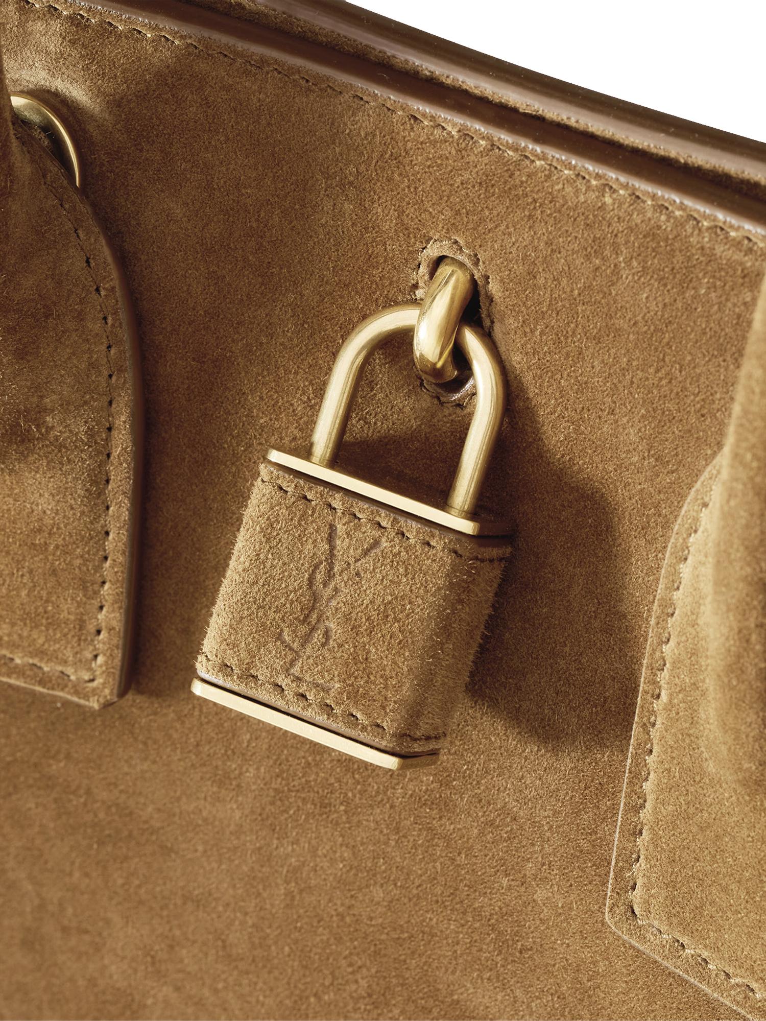 Borsa Sac De Jour in suede 861231 1U80W2916 SAINT LAURENT 