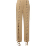 Pantalone con lacci in cotone 114389 654 ROTATE 