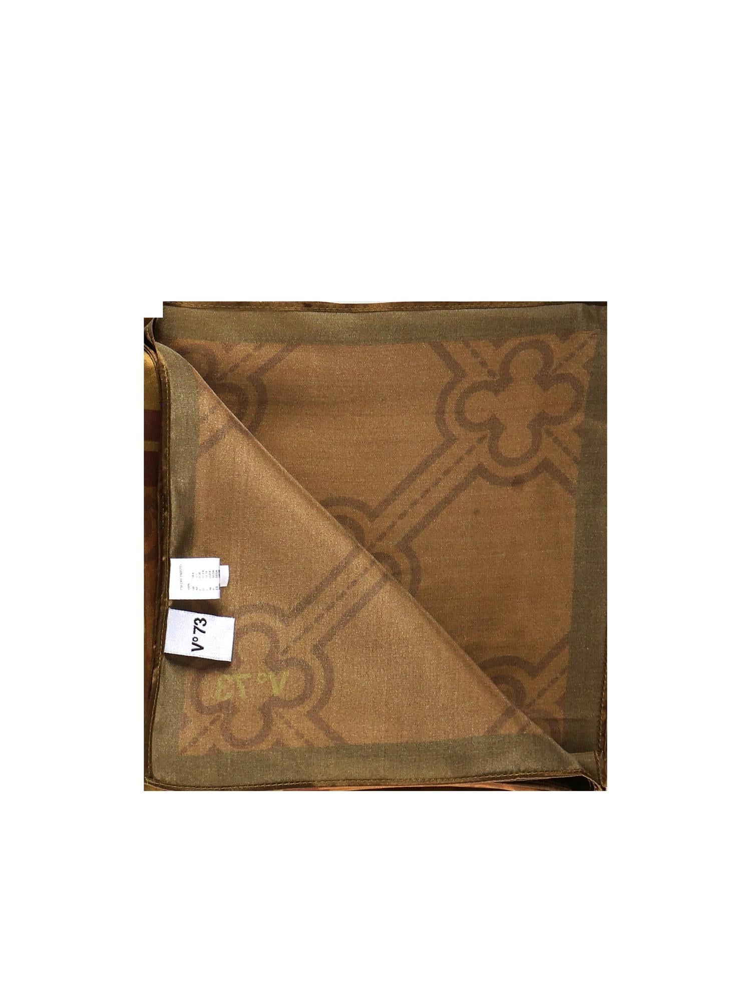 Foulard in seta 73FD8F160 DANASENAPE V° 73 