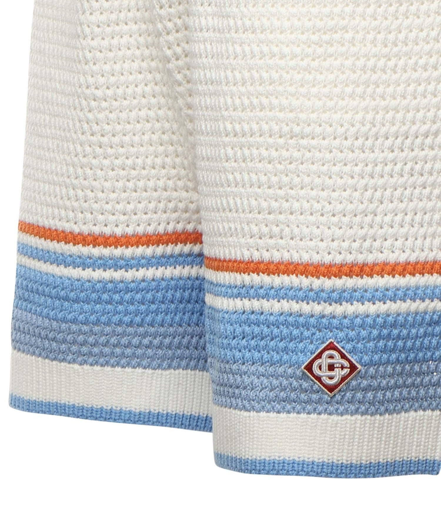 Shorts in crochet di cotone MPF25KW1011 01 CASABLANCA 