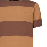 T-shirt a righe con logo K35129 0876 SUN 68 