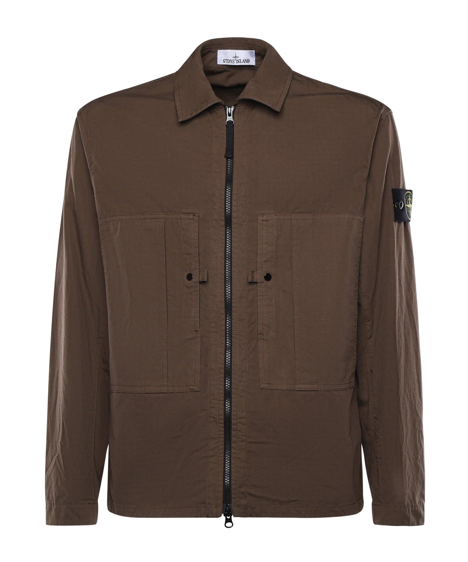 Overshirt in cotone con logo L1S151200005 S0298V007C STONE ISLAND 