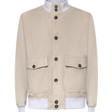 Bomber in pelle scamosciata M75GBTM43PEL0M029 07 ELEVENTY 
