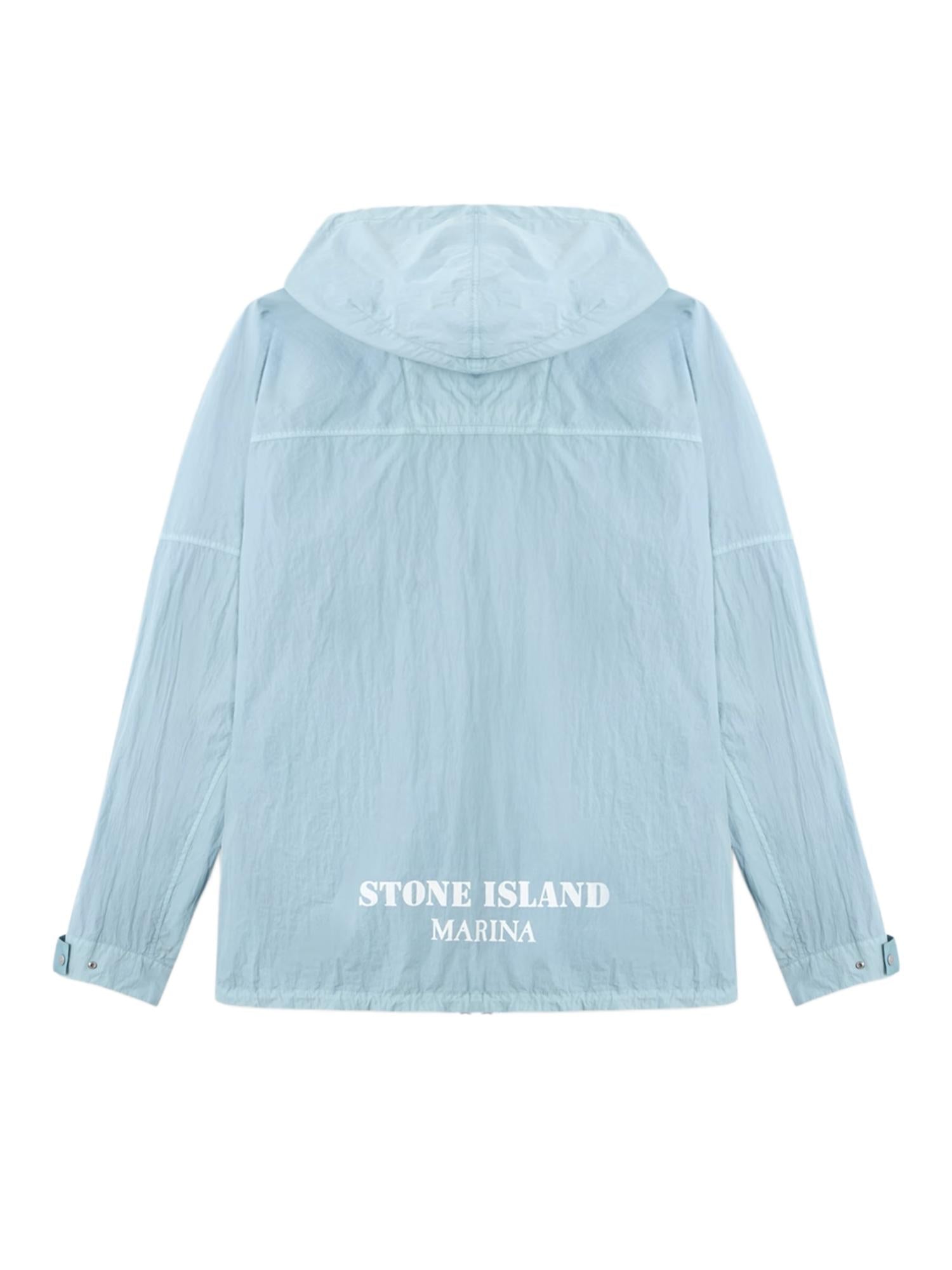 Giacca con cappuccio in nylon L1S154100073 S0X29V004A STONE ISLAND 