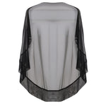 Mantella in chiffon di seta A3302115 555 ALBERTA FERRETTI 