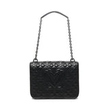 Borsa a spalla trapuntata con logo JC4000PP1LLA0 000 LOVE MOSCHINO 