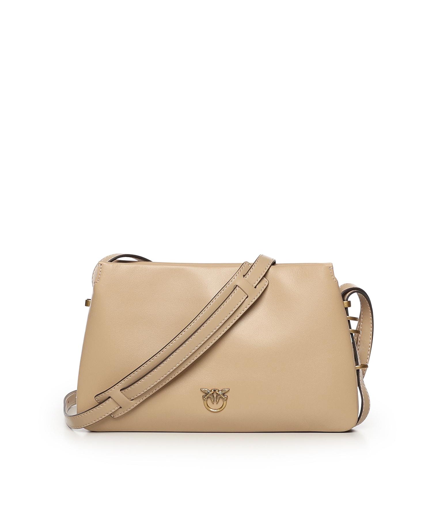 Borsa a tracolla Mini One, Two, Three Bag in pelle 105883 A0QOC94Q PINKO 
