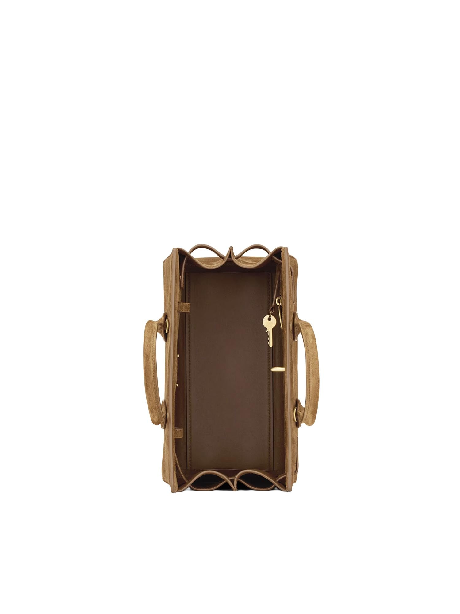 Borsa Sac De Jour in suede 861231 1U80W2916 SAINT LAURENT 