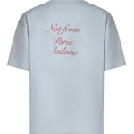 T-shirt Slogan Calligraphy in cotone KTS209CO002 LBE Drôle de Monsieur 