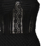 Vestito lungo Fae 255610 BLACK CHARO RUIZ 