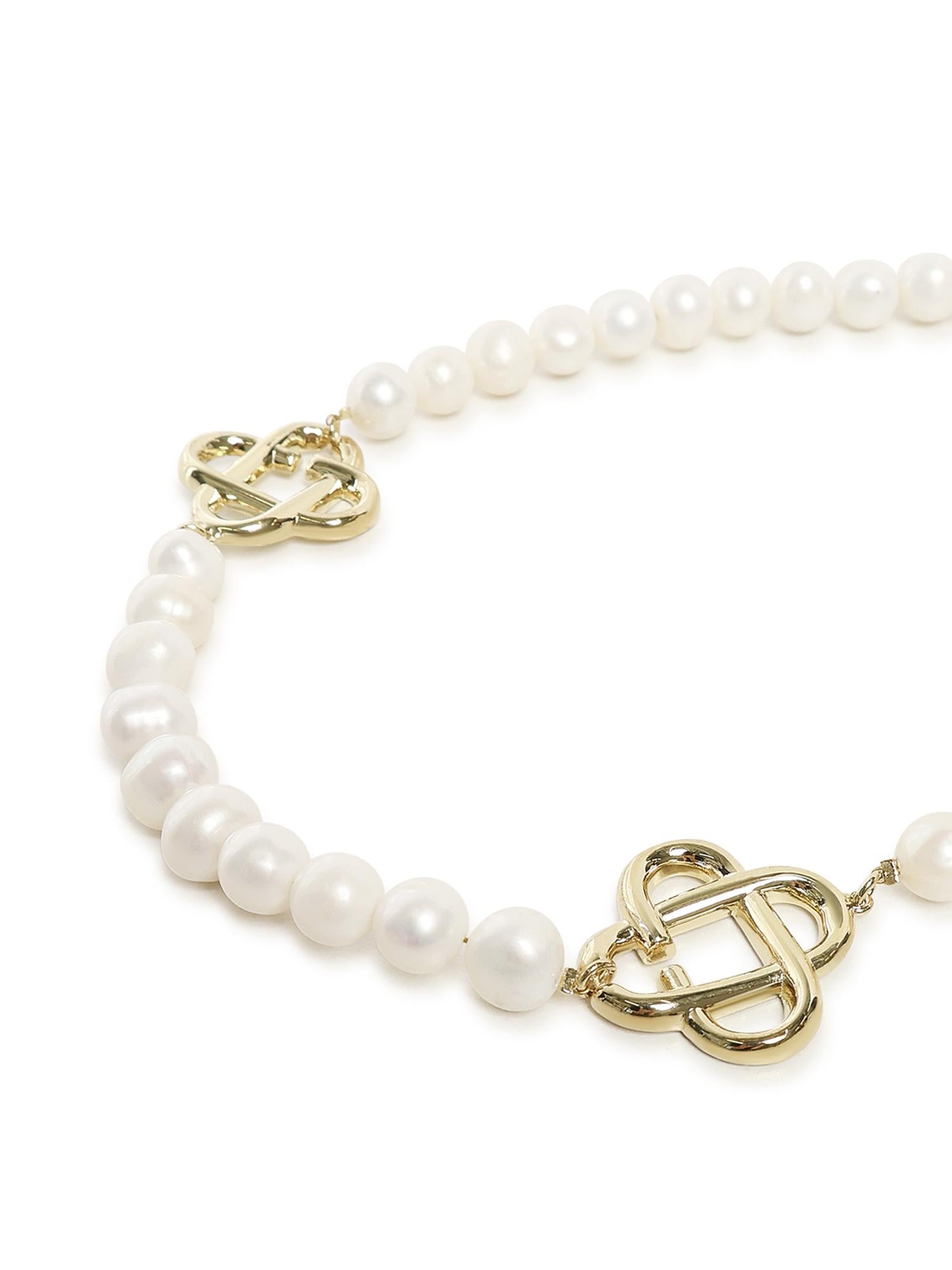 Collana con logo Medium Pearl APF25JW08501  CASABLANCA 