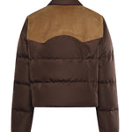 Piumino in pongé con suede ML1371 18Q0F0201 MIU MIU 