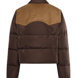 Piumino in pongé con suede ML1371 18Q0F0201 MIU MIU 