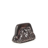 Borse Tia microintrecciata<BR/> TMFW25GMWL125 DARK SILVER THEMOIRè 