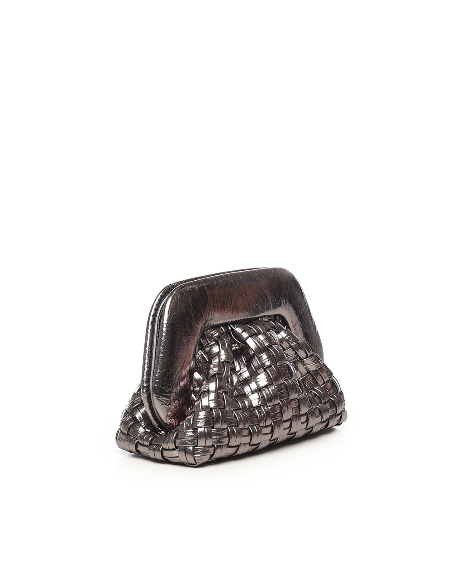 Borse Tia microintrecciata<BR/> TMFW25GMWL125 DARK SILVER THEMOIRè 