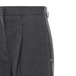 Pantalone dritto in misto lana DP9926 GREY OTTOD'AME 