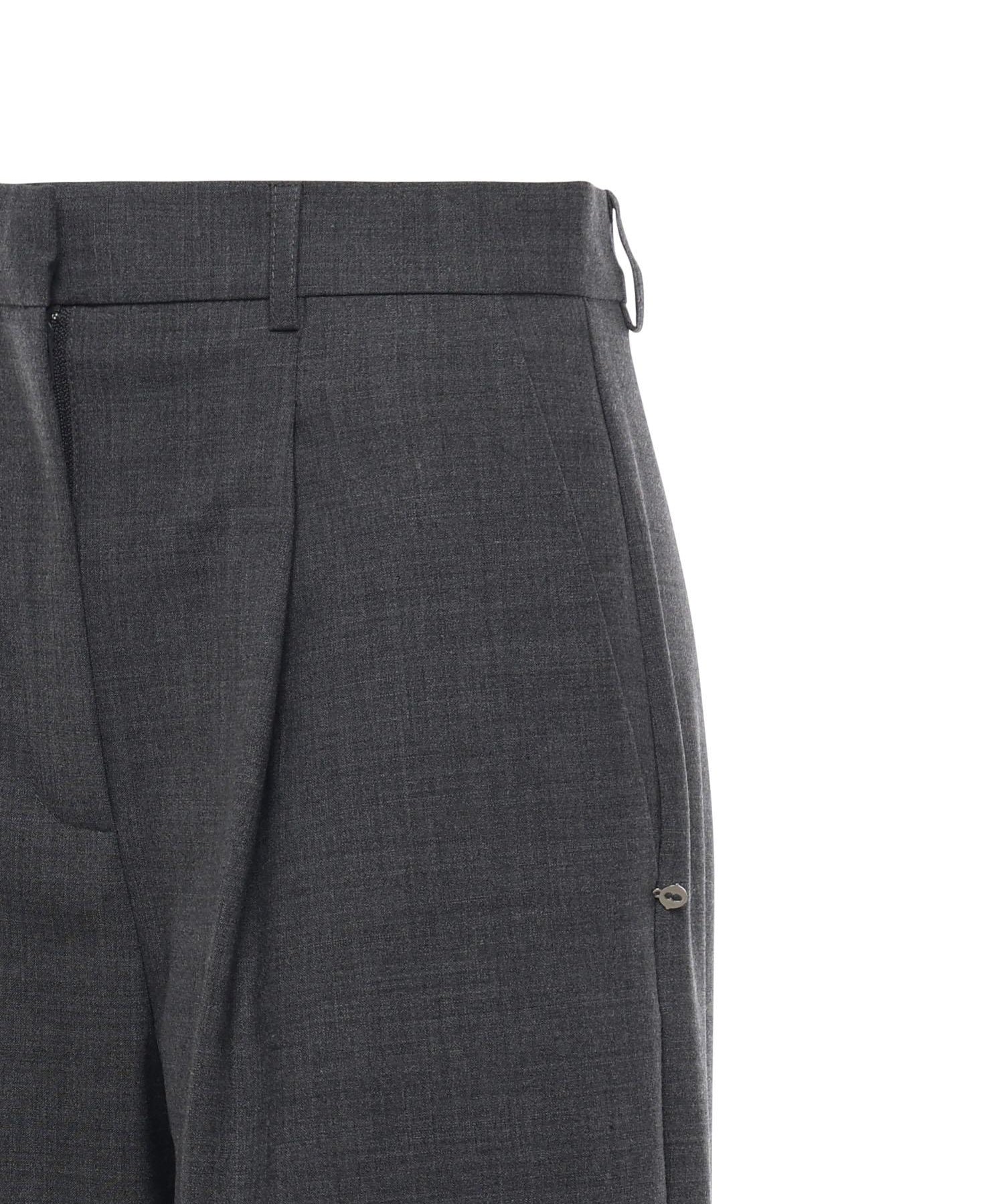 Pantalone dritto in misto lana DP9926 GREY OTTOD'AME 